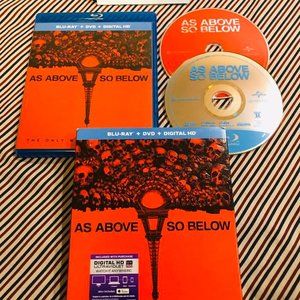 AS ABOVE SO BELOW ~ Blu Ray + DVD (OOP Slipcover)